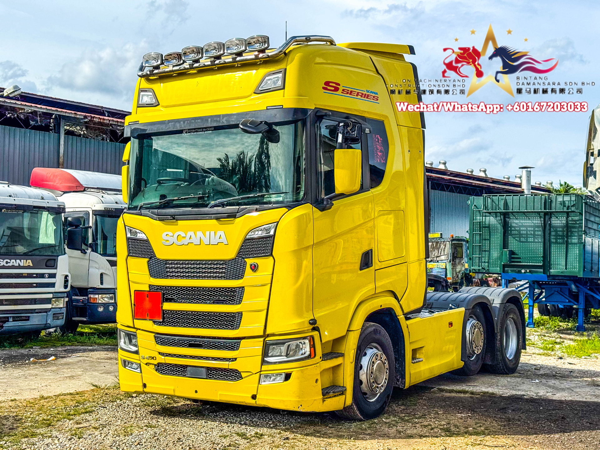 SCANIA S450 EURO6 NTG (6X2) TRACTOR UNIT