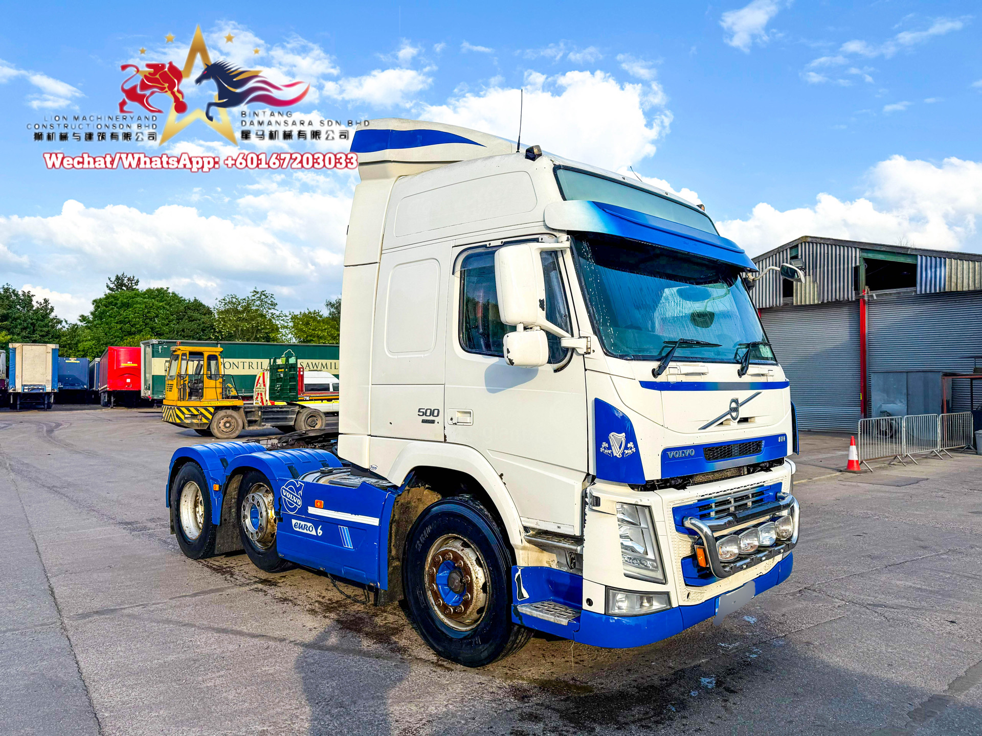 VOLVO FM4 EURO6 (6X2) TRACTOR UNIT